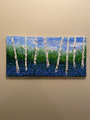Bluebells impasto forest-3