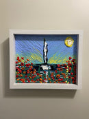 Abstract sailboat seascape-4