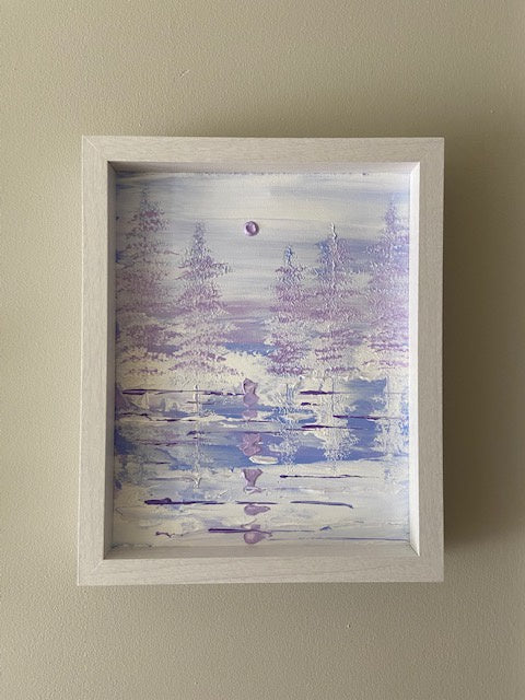 Abstract winter landscape