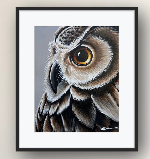 Great Horned Owl Portrait