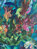 Tulips in a Green Vase-2