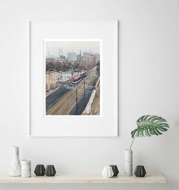 Snowy Day in Toronto