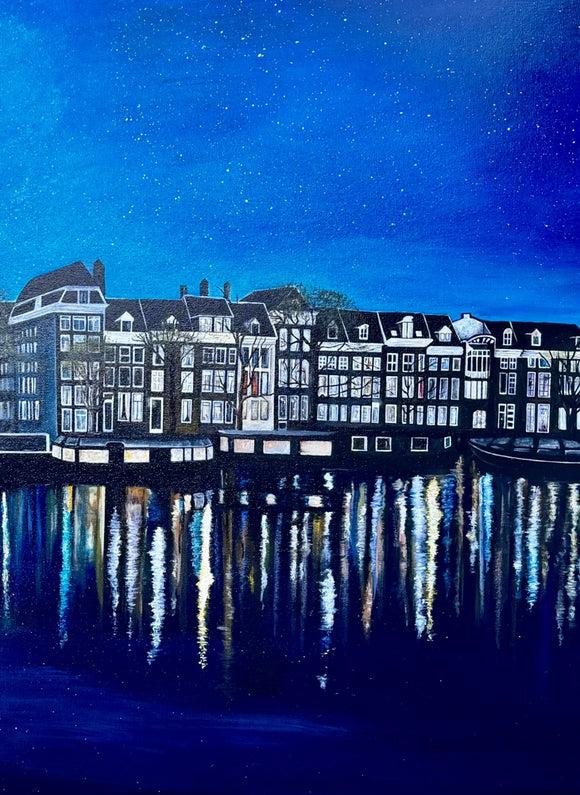 Starry night Amsterdam