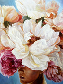Portrait with flowers-2