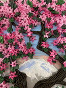 3D Cherry Blossom tree impasto-3