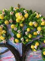 3D Lemon Tree impasto