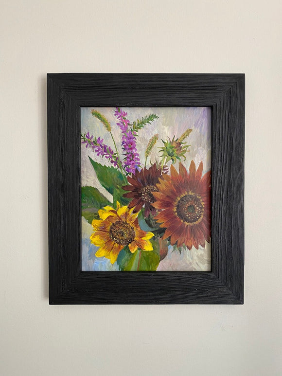 Sunflowers and Blazing Star
