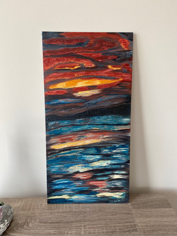 Sunset over Troubled Water