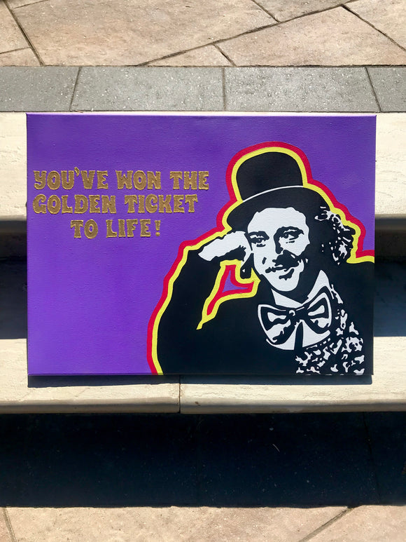WILLY WONKA 💜 the Golden Ticket to Life!