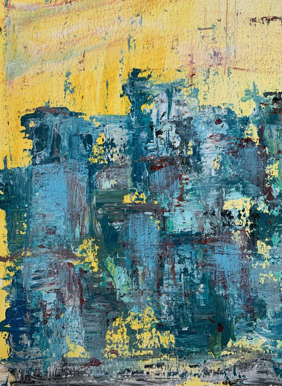 Cityscape - Sunset yellow