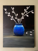The vase in blue-2