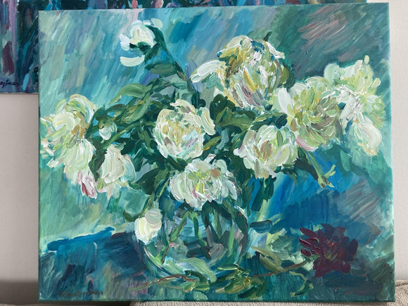 Peonies. Shades Of Light