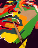 Bob Marley 💚  Abstract Rastafarian ONE LOVE-5