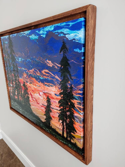 Sunset Through the Trees