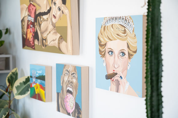 Lady Di And Her Stogie