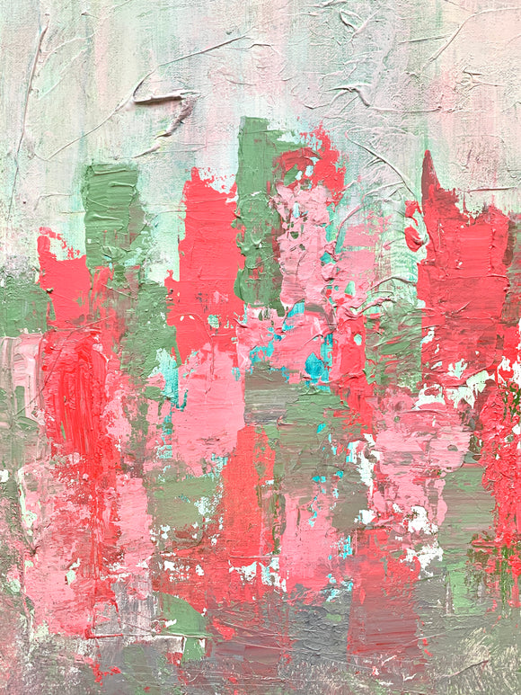 Cityscape - Pink mint