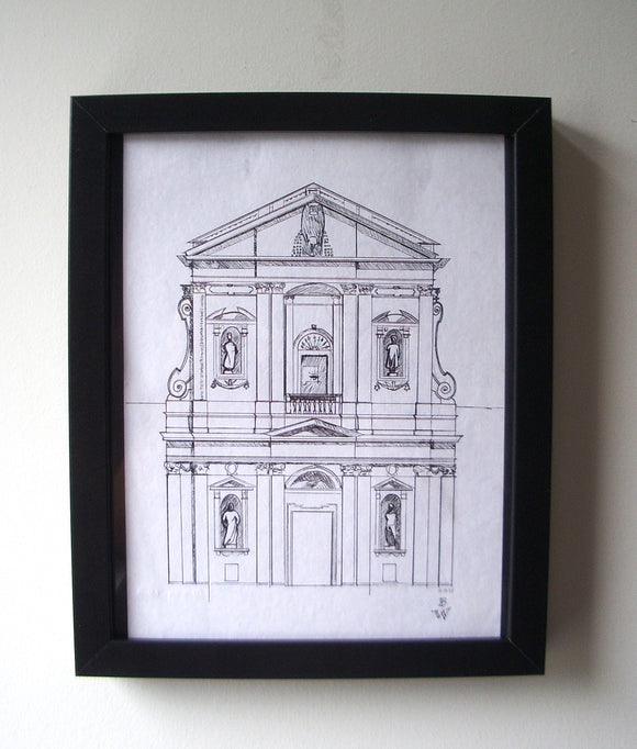 Facade of Santa Susanna Rome