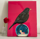 Blackbird on Snowglobe-2