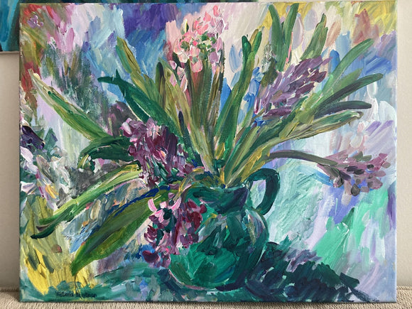 Hyacinths. Floral Composition