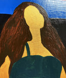 THE GREEN DRESS, NYC, 2012, 20x16" / PAINTING unframed-3