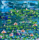 Abstract water lilies-1