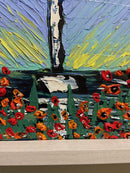 Abstract sailboat seascape-2