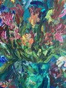 Tulips in a Green Vase-3