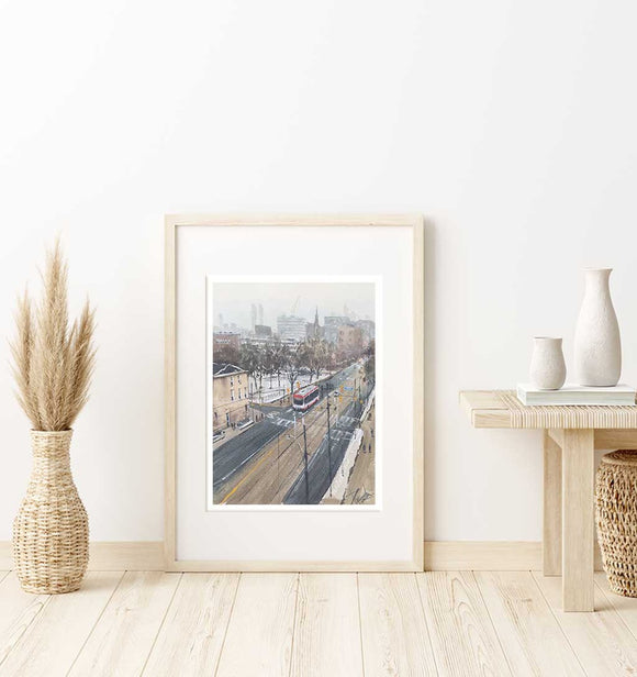 Snowy Day in Toronto