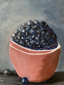 "Ordinary Days" Still Life Bowl with Blueberries-2