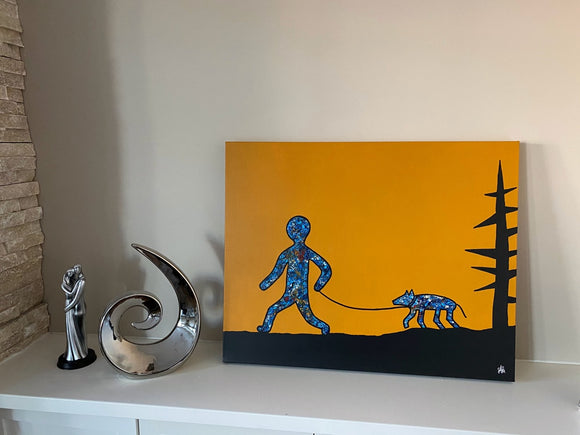 Keith's Dog goes for walk