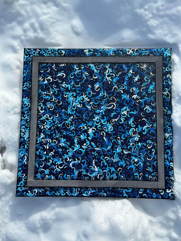 INTERIOR PAINTING WITH RHINESTONES /INTERIOR ART