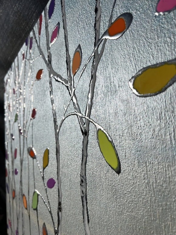 “Sunlit Canopy: Mosaic Melody of Life”