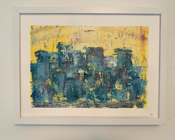 Cityscape - Sunset yellow