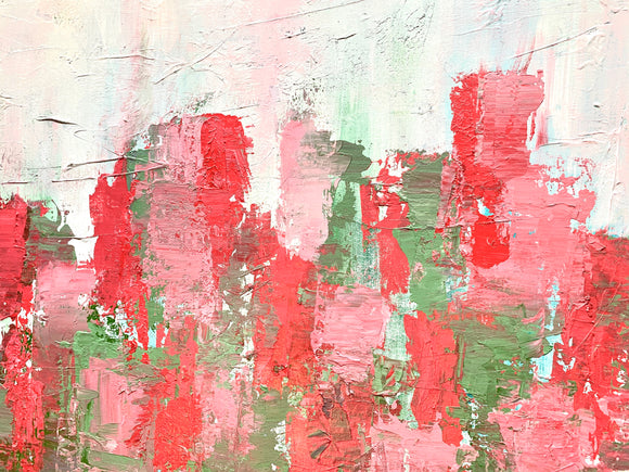 Cityscape - Pink mint