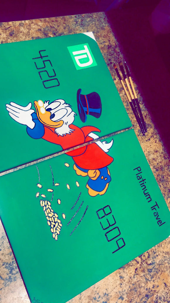 Scrooge McDuck swimming in money SET💰🤑