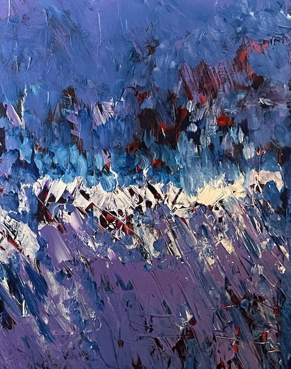 Purple mountain