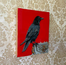 Crow on Gucci Purse-3