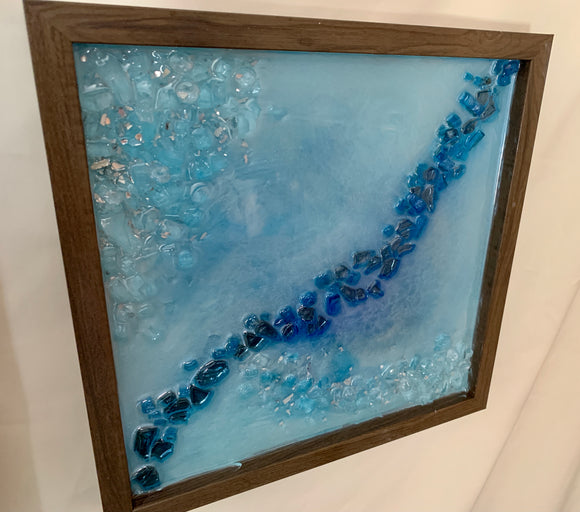 “Tranquility” resin artwork set