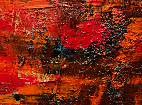 Orange and red