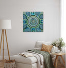 Mandala Ombre in earthy tones-4