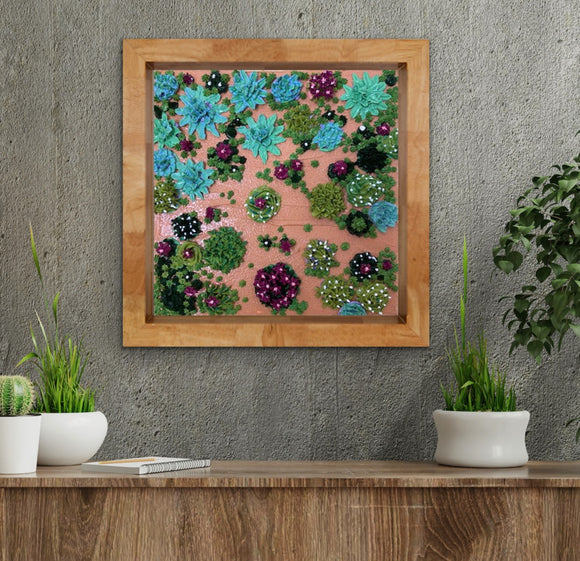 3D succulents