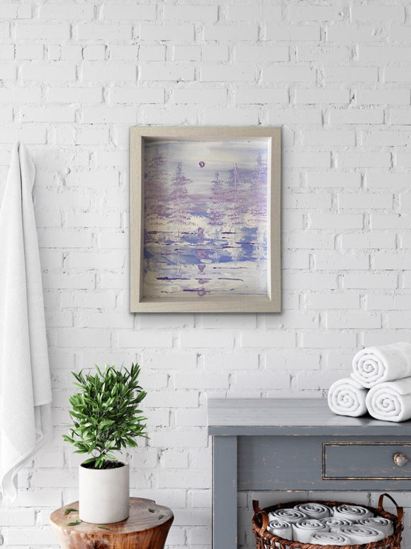 Abstract winter landscape