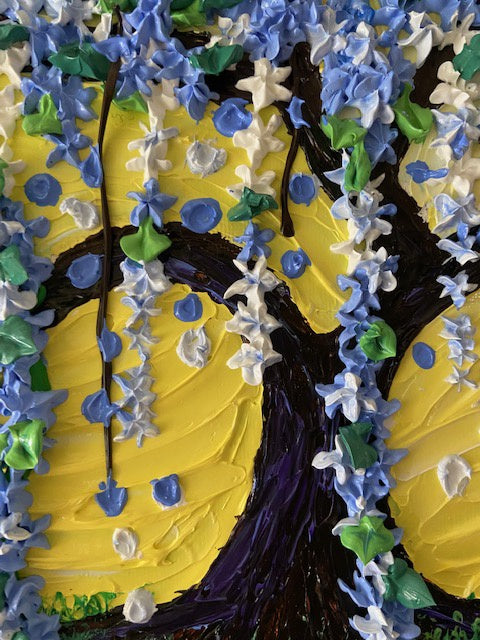 3D wisteria tree