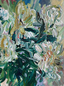 Peonies in a Glass Vase-4