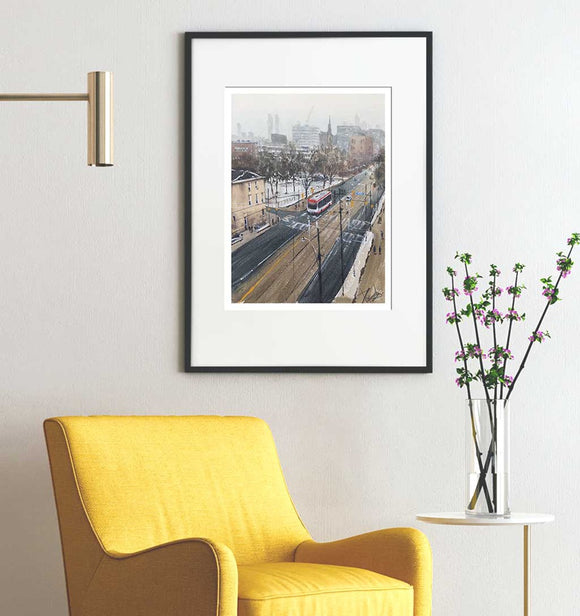 Snowy Day in Toronto