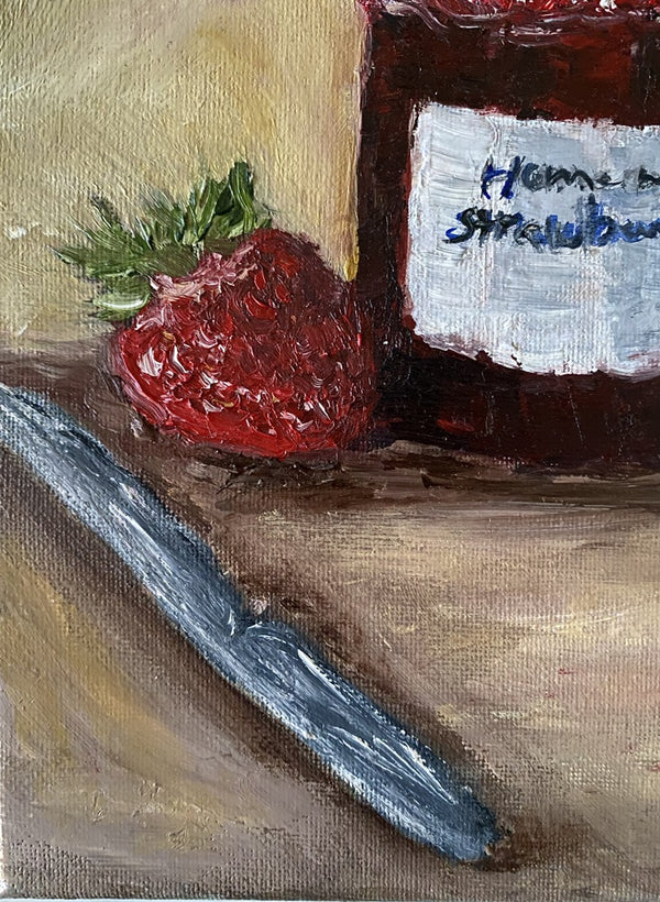 "Ordinary Days" Still Life Home Made Strawberry Jam