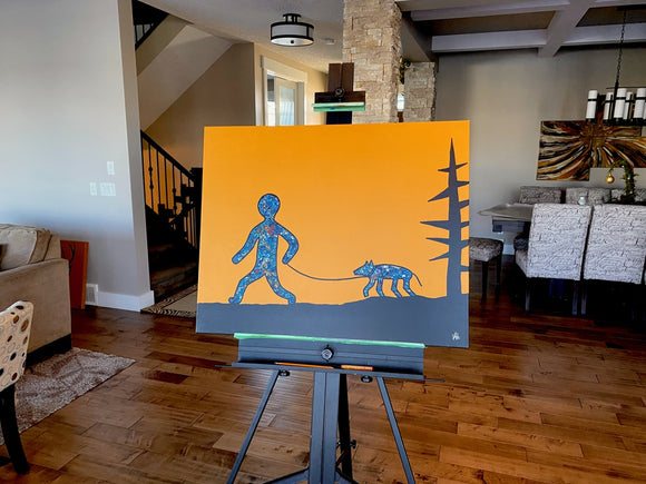 Keith's Dog goes for walk