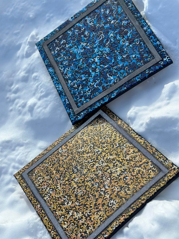 INTERIOR PAINTING WITH RHINESTONES /INTERIOR ART