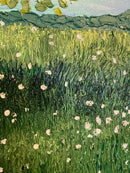 Whimsical landscape impasto painting-5