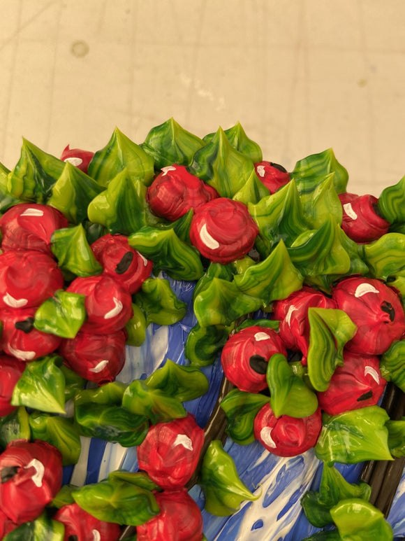 3D Apple tree impasto